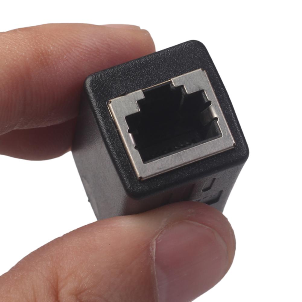 Acoplador RJ45 a Conector Extensor de Cable LAN Ethernet