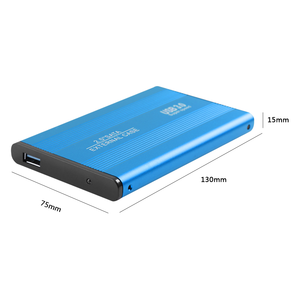 thumbnail image 2 of 3TB USB 3.0 5Gbps Disco duro Caja externa Aleación de aluminio 2.5 pulgadas SATA HDD, 2 of 9