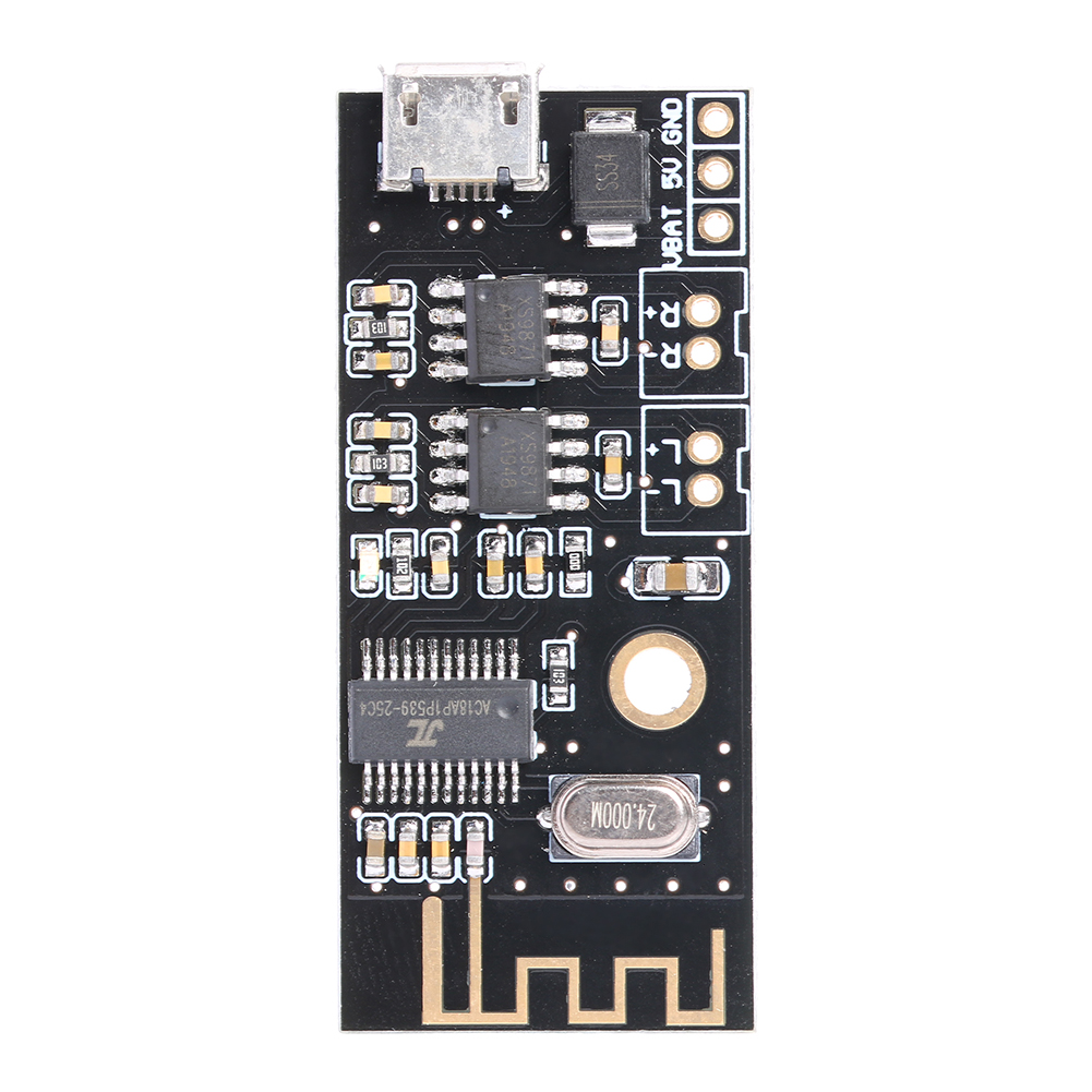 thumbnail image 3 of Placa receptora de audio Ehuebsd compatible con Bluetooth M38 4.2 Decodificador sin pérdidas de 5W + 5W Amp incorporado, 3 of 9