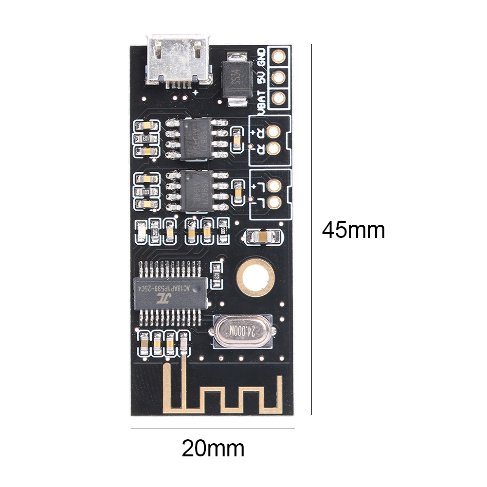 thumbnail image 2 of Placa receptora de audio Ehuebsd compatible con Bluetooth M38 4.2 Decodificador sin pérdidas de 5W + 5W Amp incorporado, 2 of 9