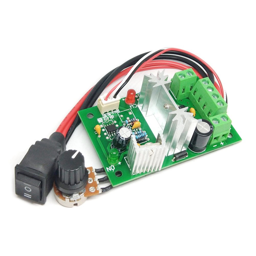 thumbnail image 3 of Controlador de velocidad del motor CCM6N 6A 6V-30V PWM DC con interruptor de marcha atrás, 3 of 6