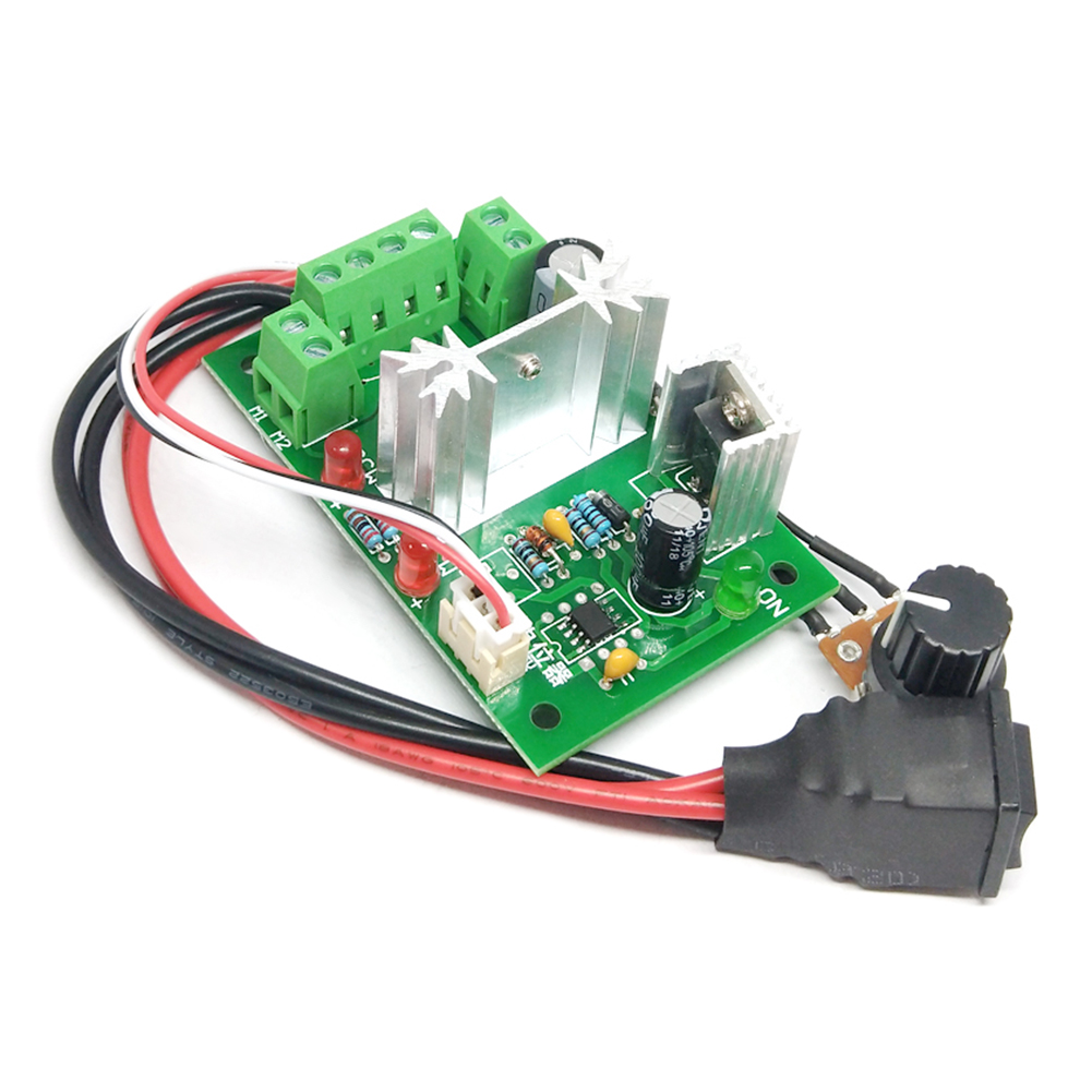 Controlador de velocidad del motor CCM6N 6A 6V-30V PWM DC con interruptor de marcha atrás
