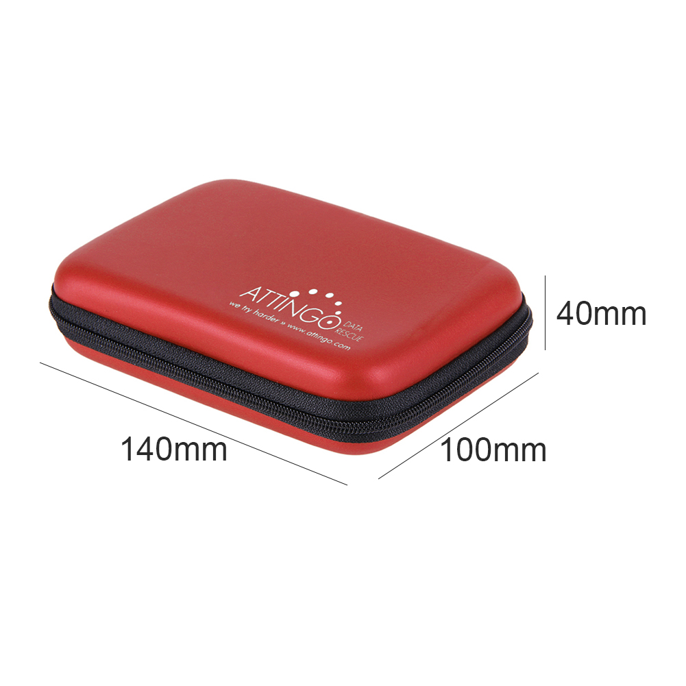 thumbnail image 2 of Estuche de transporte portátil de EVA para bolsa de almacenamiento de auriculares con disco duro externo de 2,5 pulgadas, 2 of 9