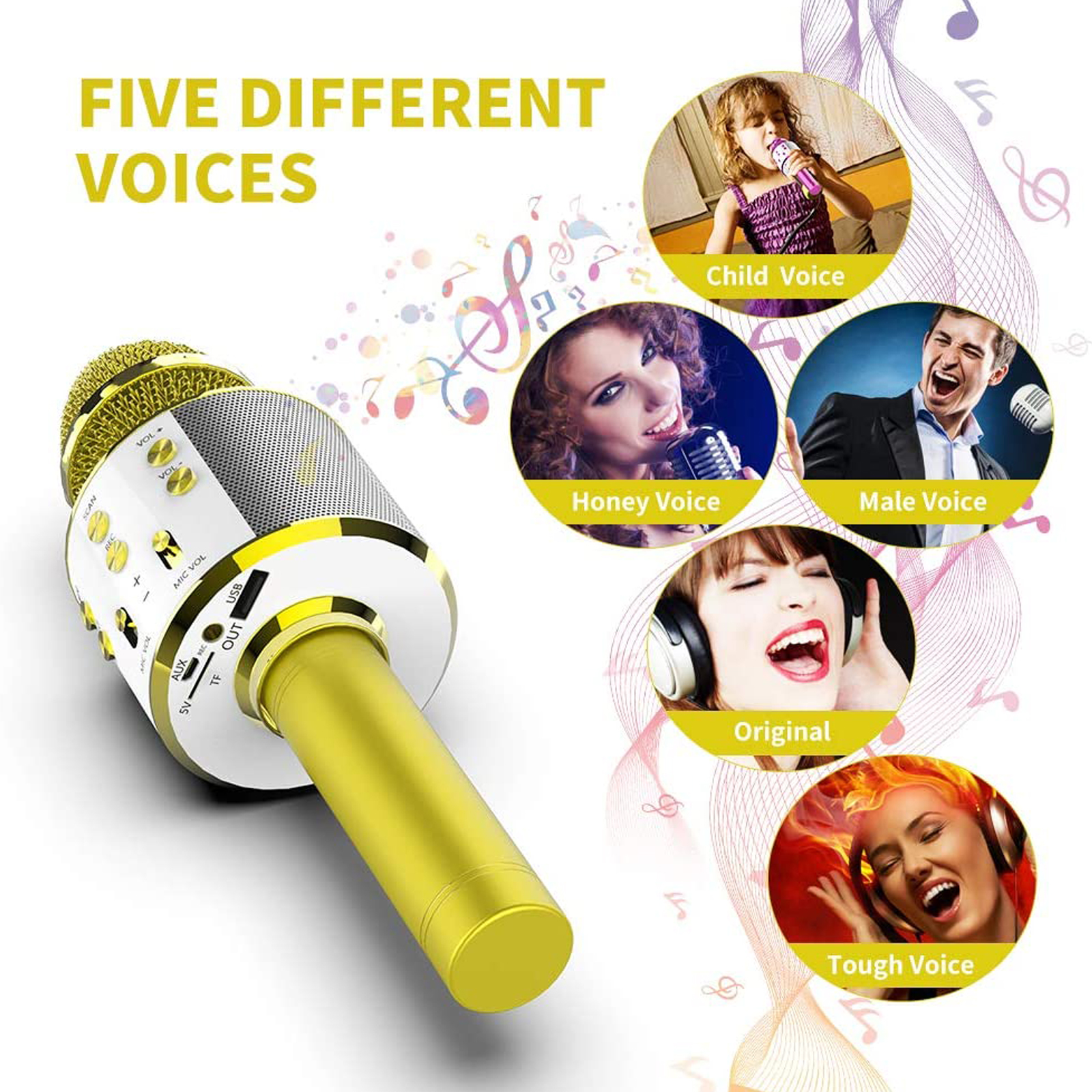 thumbnail image 4 of Micrófono de Karaoke Ehuebsd para Android/Apple, 4 of 6