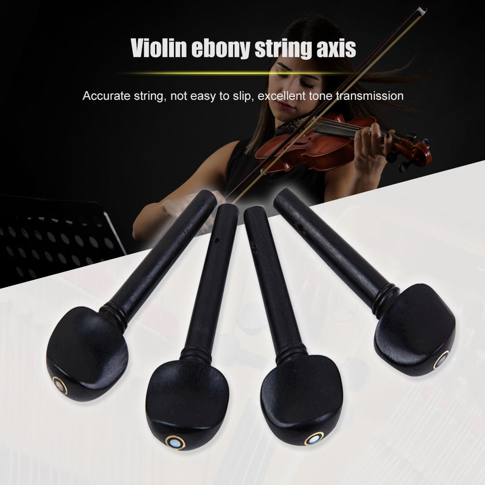 thumbnail image 3 of Clavijas de afinación de violín Ehuebsd de madera con pasador final 4 Uds, 3 of 9