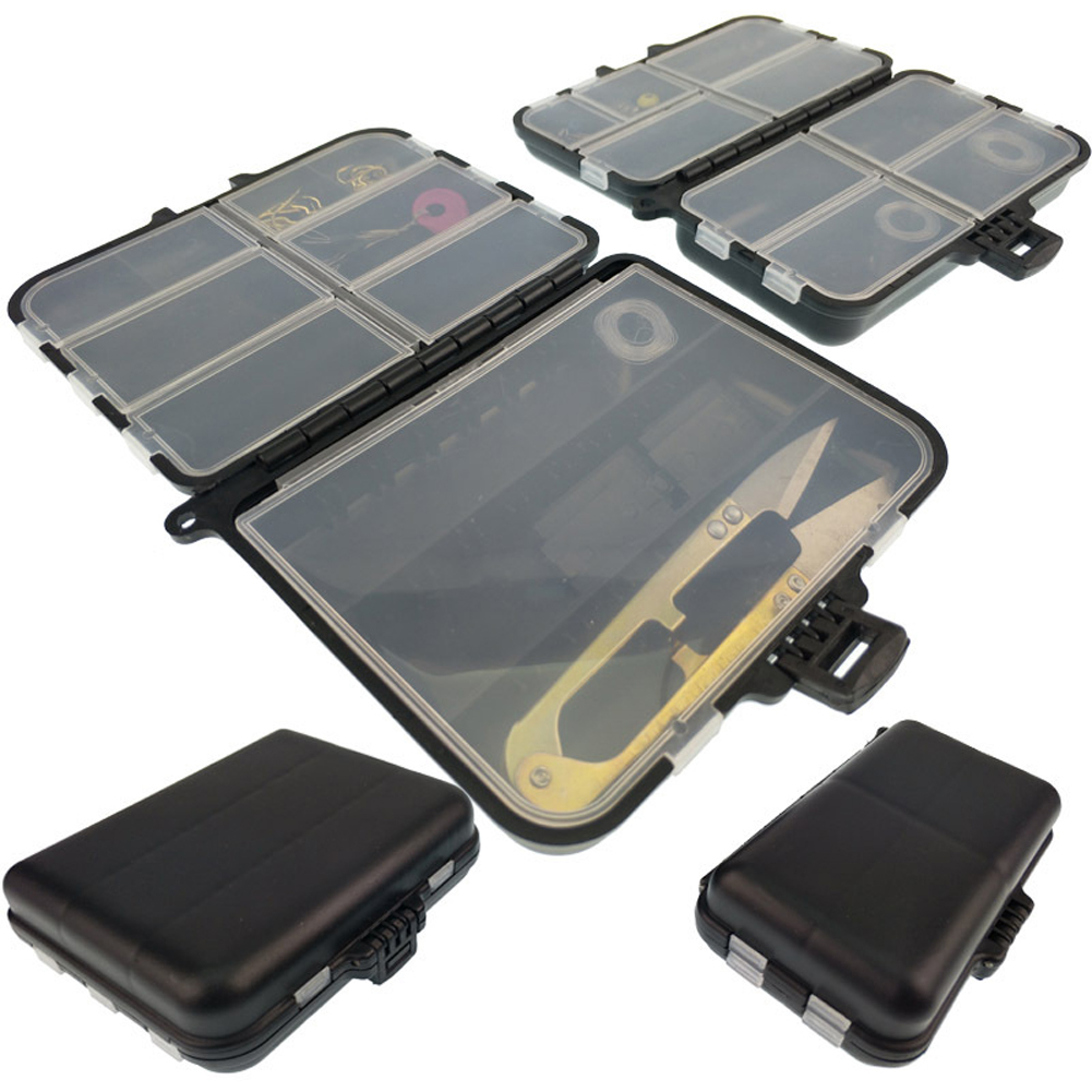 thumbnail image 4 of Caja de aparejos de pesca con múltiples ranuras, caja de almacenamiento, contenedor, equipo de pesca de plástico, 4 of 7