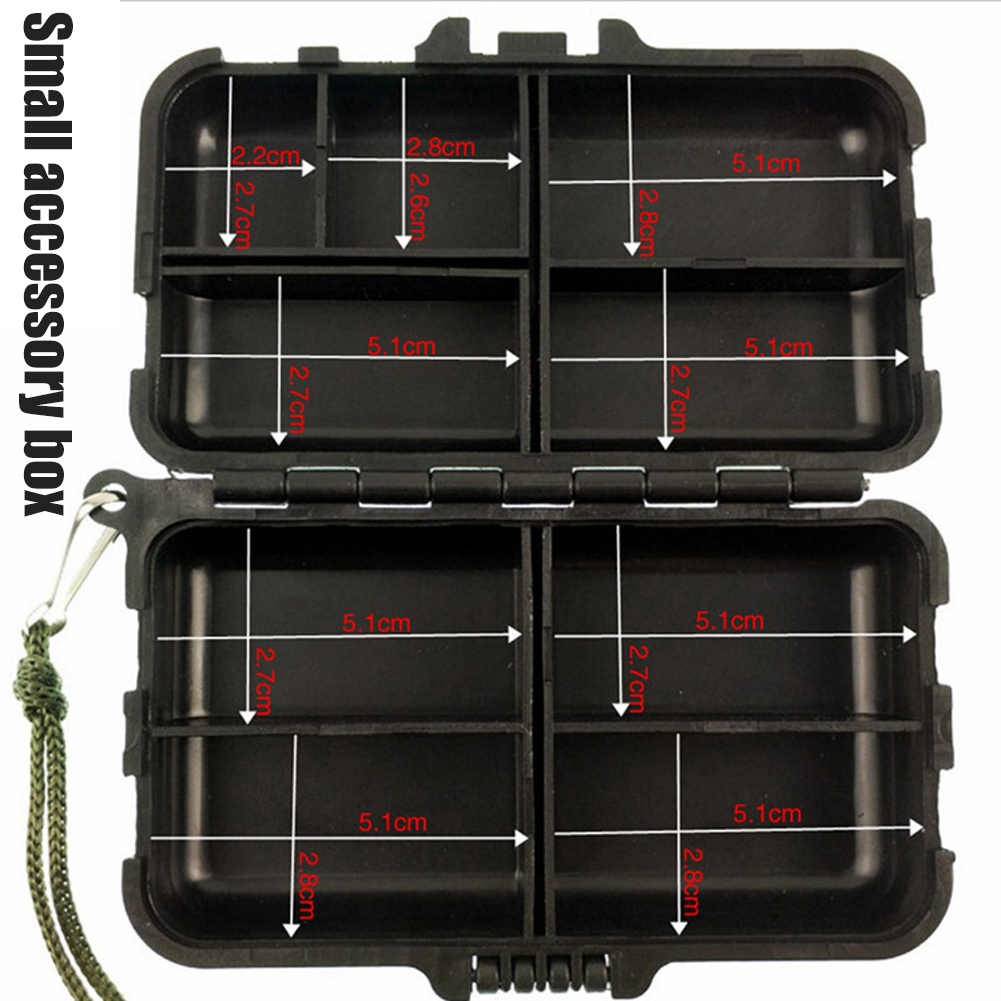 thumbnail image 2 of Caja de aparejos de pesca con múltiples ranuras, caja de almacenamiento, contenedor, equipo de pesca de plástico, 2 of 7