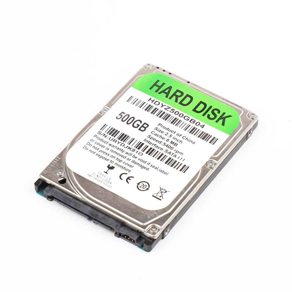 thumbnail image 5 of Disco duro interno HDD 500GB 2.5 pulgadas SATA III 5400RPM Disco duro para computadora portátil, 5 of 5