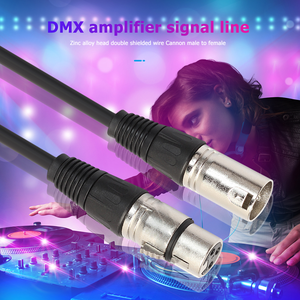thumbnail image 5 of Cable de señal DMX Cable de micrófono XLR Cable XLR de 3 pines a para mezclador, 5 of 7