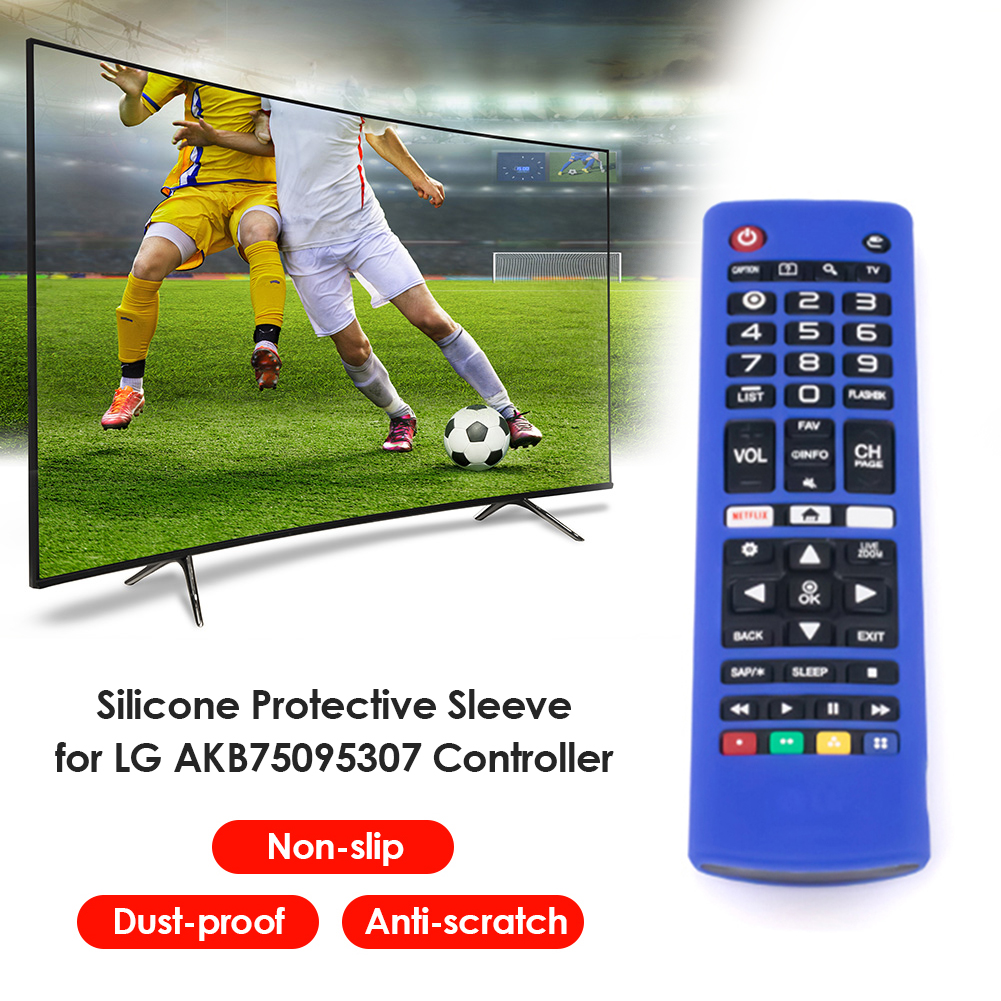 thumbnail image 5 of Fundas de silicona Ehuebsd para mando a distancia LG TV AKB75095307 AKB74915305 AKB75375604 a prueba de golpes, 5 of 5