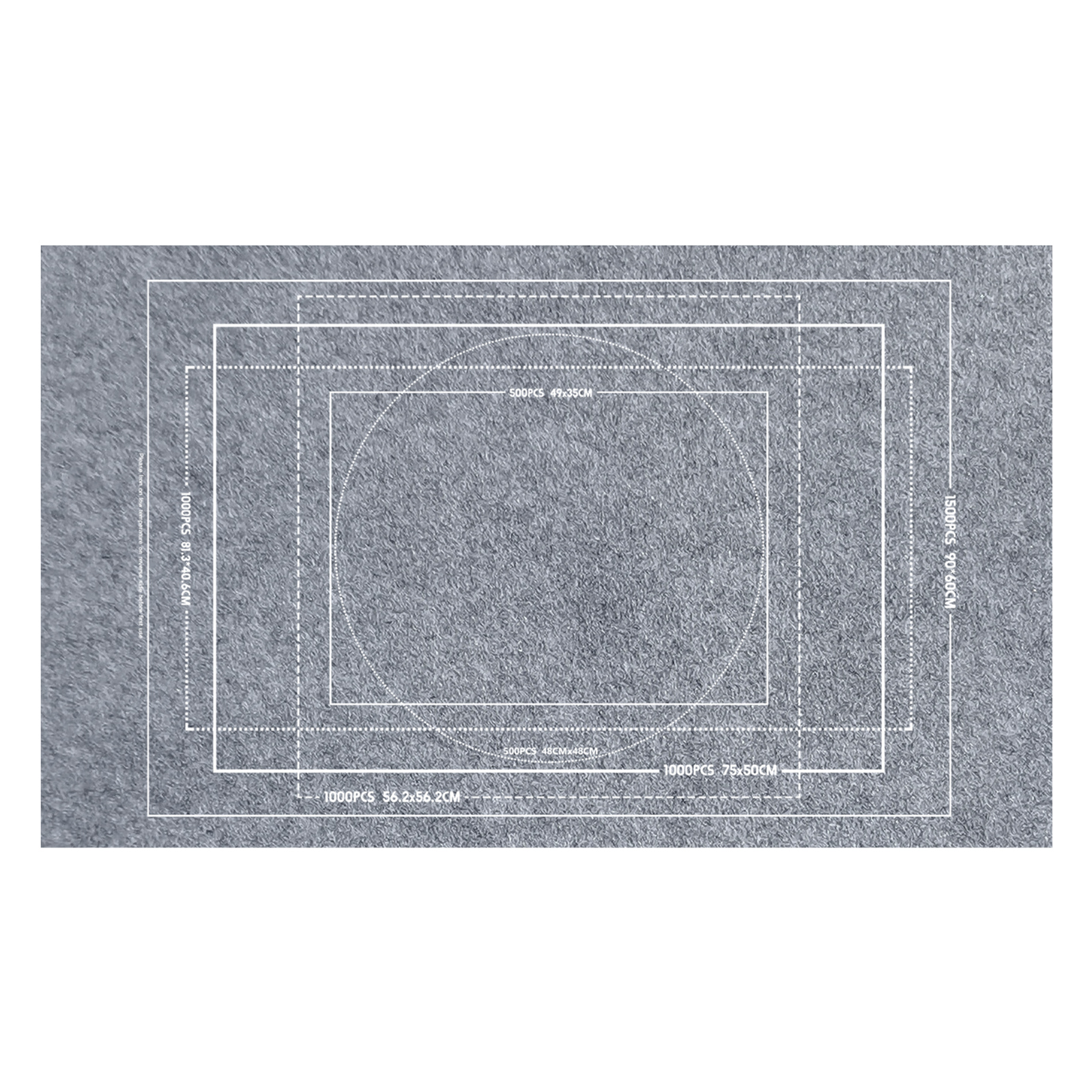thumbnail image 5 of Manta de almacenamiento de rompecabezas de fieltro antideslizante agradable a la piel, alfombrilla de rollo de rompecabezas práctica, 5 of 8