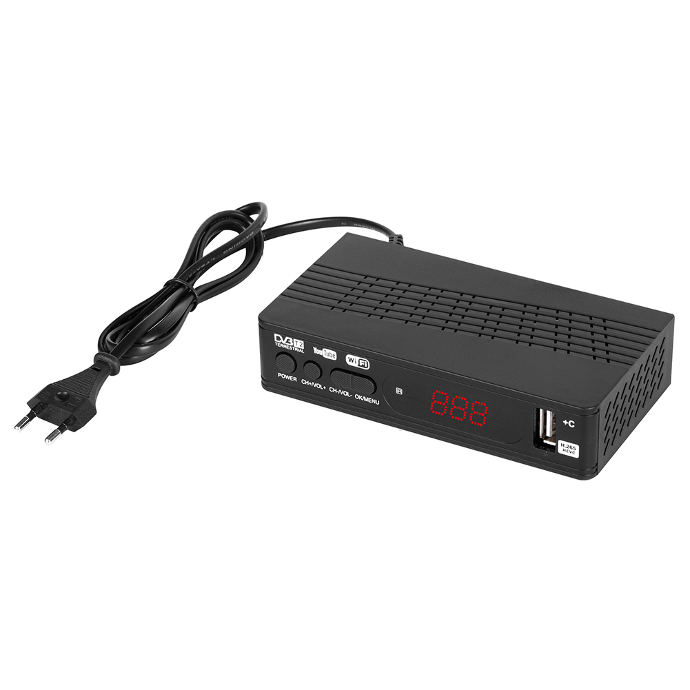thumbnail image 3 of Digital TV Box 1080P Convertidor DVB-T2 H.264 IPTV Set Top Player Enchufe de la UE, 3 of 9