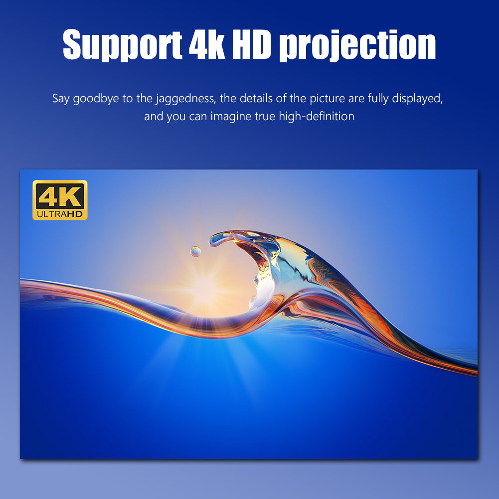 thumbnail image 4 of Pantalla de proyector de metal 4K HD Cortina de proyección de luz anti para KTV al aire libre, 4 of 9