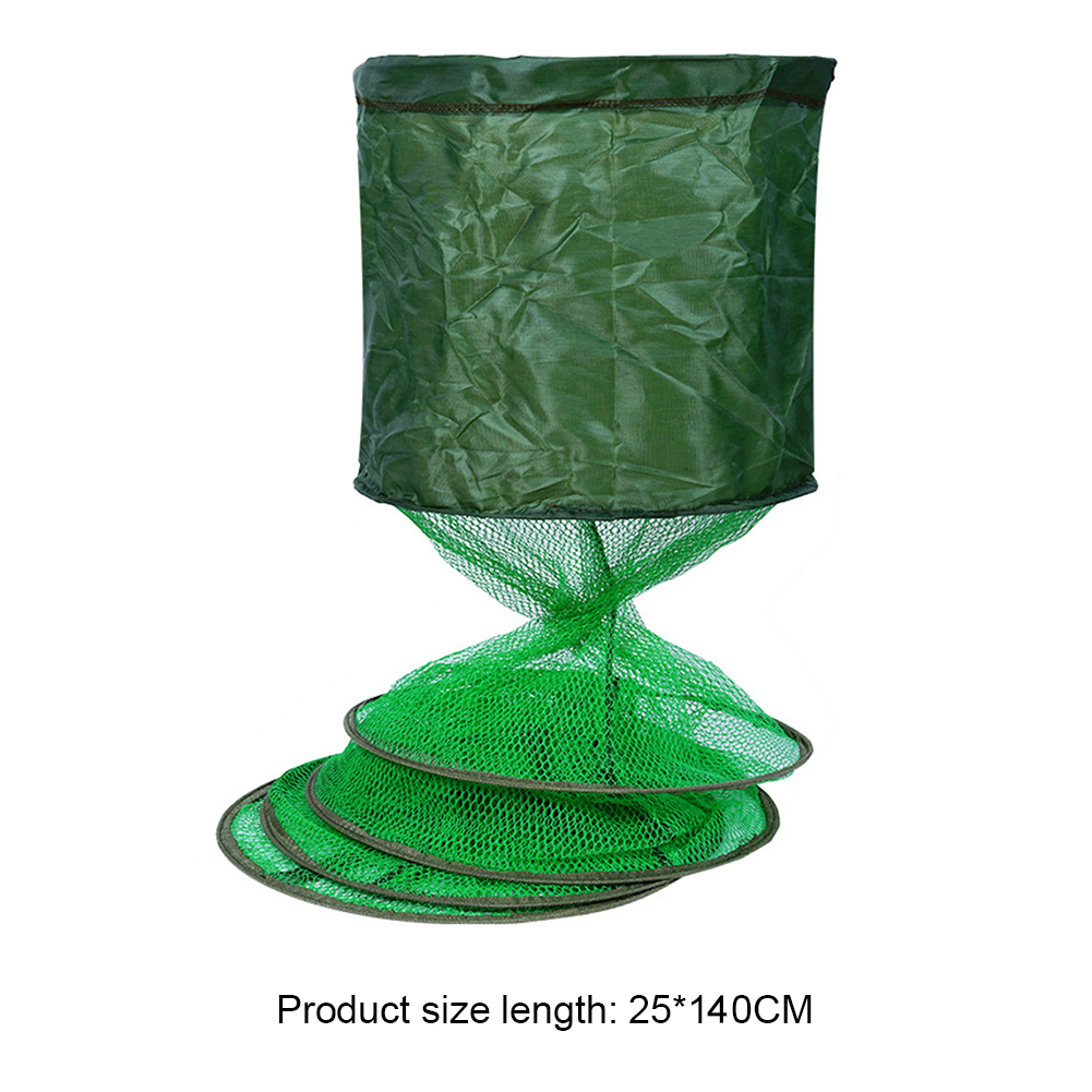 thumbnail image 2 of Fish Basket Live Net Plegable Pegamento Recubrimiento Aparejos de pesca (25x150cm), 2 of 9