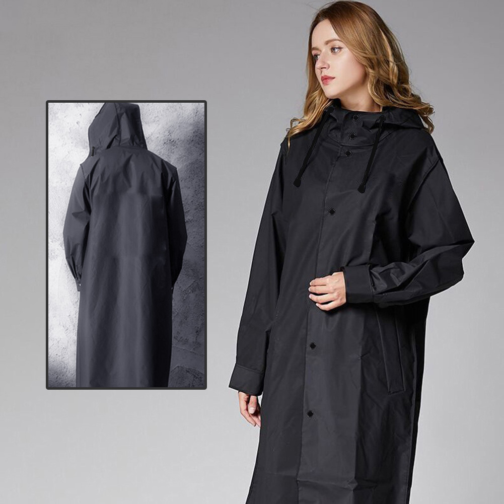 thumbnail image 3 of Chubasquero EVA Ehuebsd Poncho con capucha Impermeable para motocicleta, 3 of 9