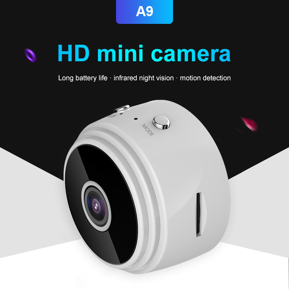 thumbnail image 4 of A9 Mini cámaras 720P HD visión nocturna WiFi videocámaras vigilancia bebé Monitor, 4 of 8