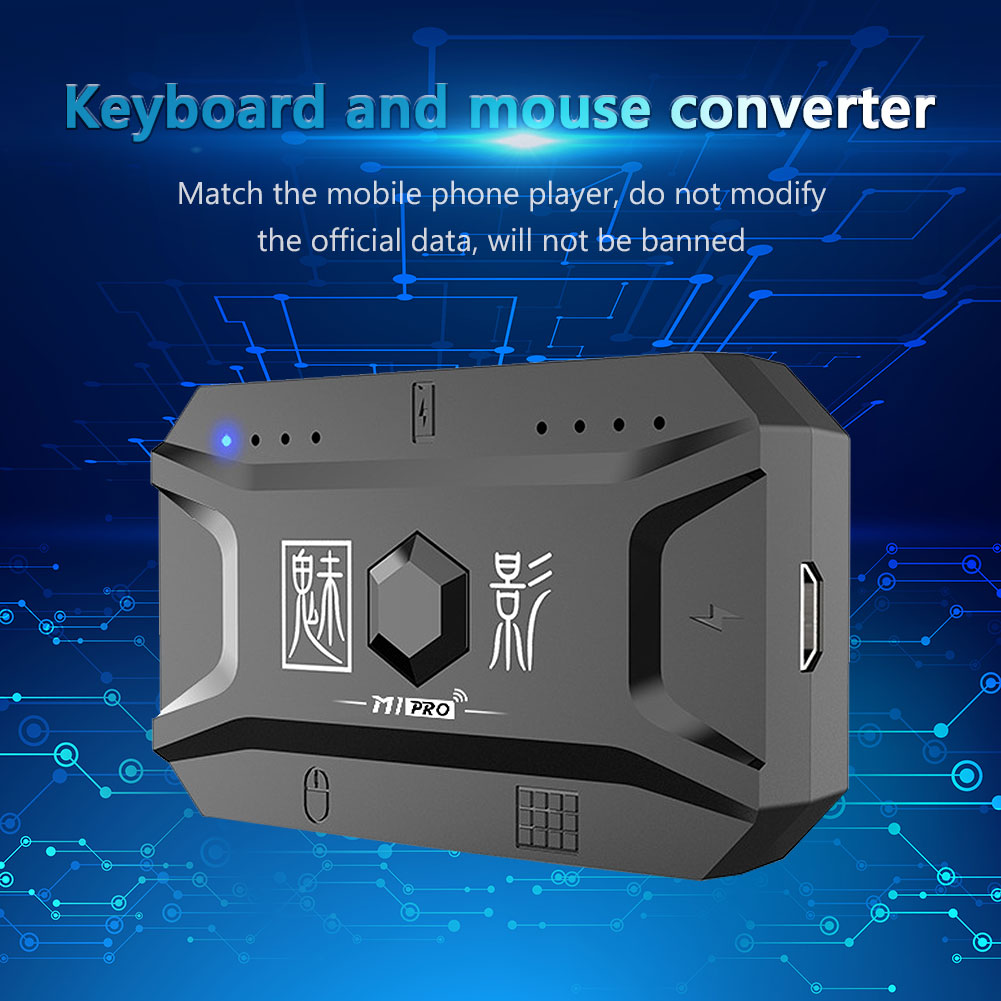 Convertidor M1Pro Gamepad Controlador móvil Teclado y mouse BT5.0 para PUBG