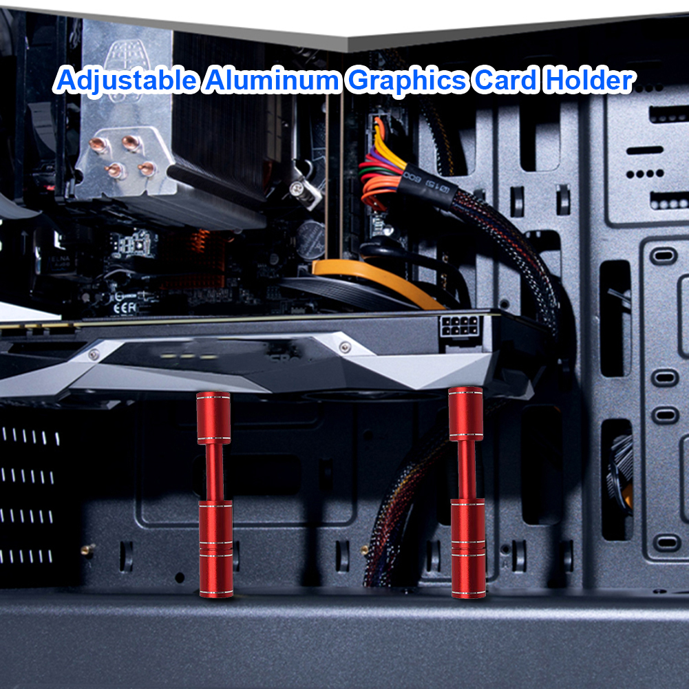 thumbnail image 4 of Soporte para tarjeta gráfica Ehuebsd telescópico de aluminio para tarjeta de vídeo GPU, 4 of 7