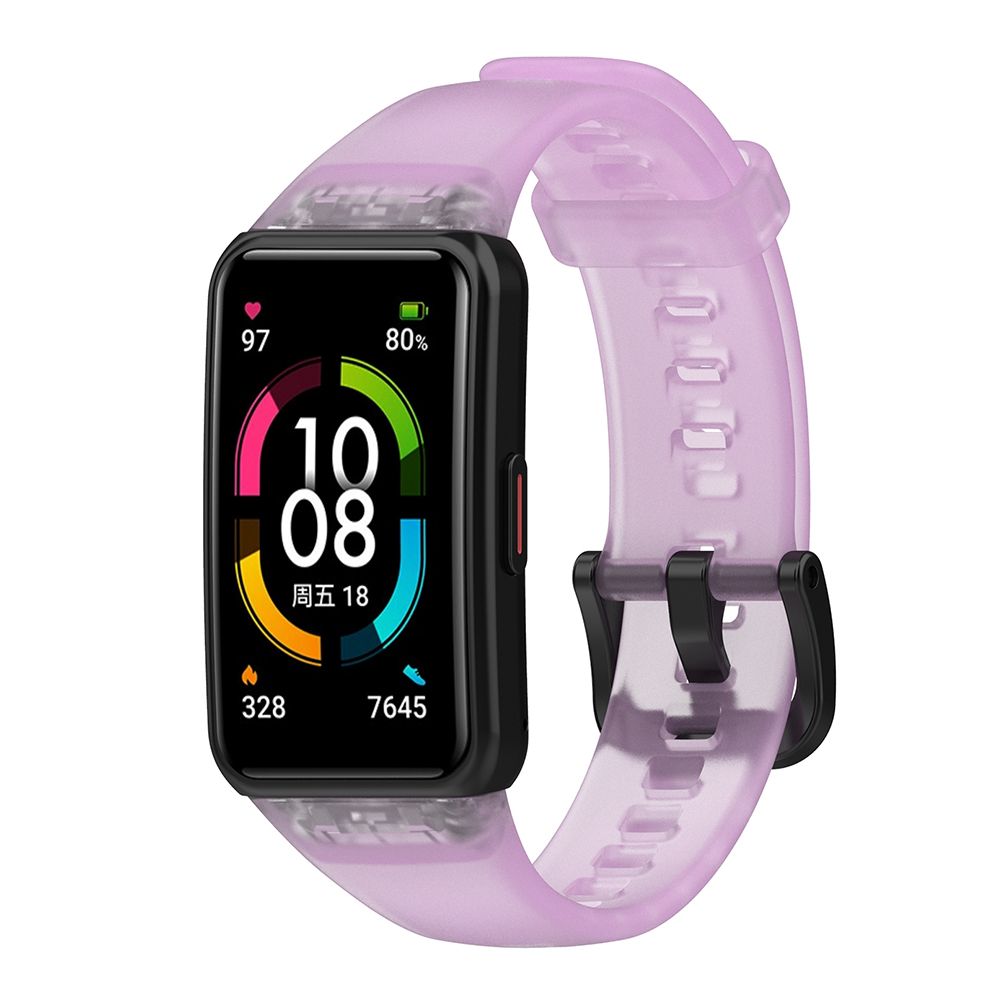 thumbnail image 1 of 6 Soft TPU Sports Wristband Bracelet Correa de repuesto para HONOR Band 6 Accesorio, 1 of 6