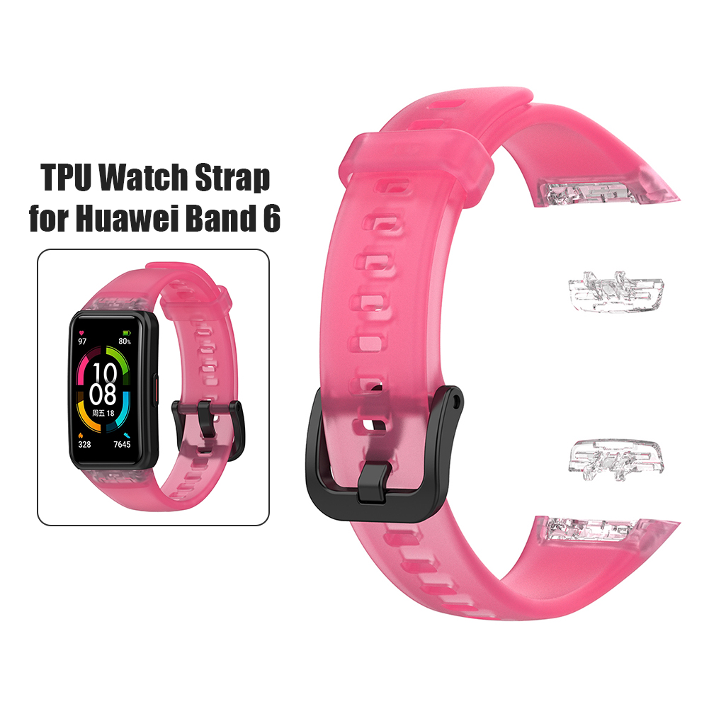 thumbnail image 4 of Correa para HUAWEI Band 6 Soft TPU Sports Wristband Bracelet Correa de repuesto, 4 of 6