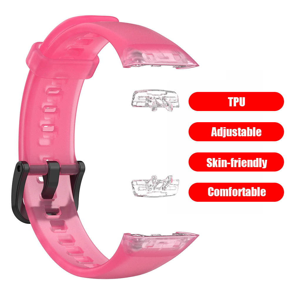 thumbnail image 5 of Correa para HUAWEI Band 6 Soft TPU Sports Wristband Bracelet Correa de repuesto, 5 of 6