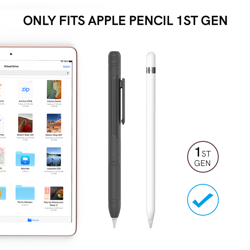 thumbnail image 1 of Funda antideslizante para lápiz, estuche de silicona para bolígrafo, funda protectora para bolígrafo suave para Apple Pencil 1, 1 of 6