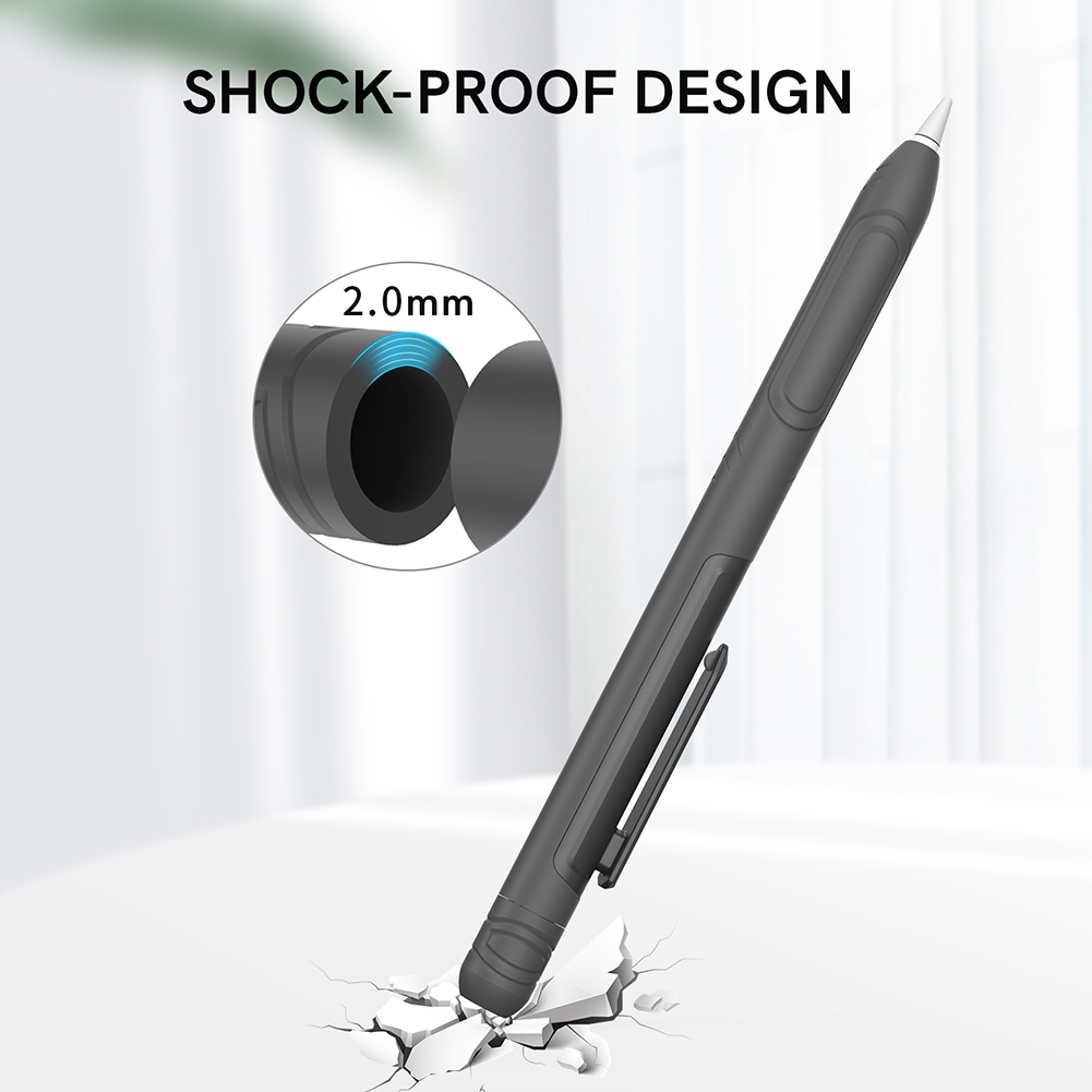 thumbnail image 2 of Funda antideslizante para lápiz, estuche de silicona para bolígrafo, funda protectora para bolígrafo suave para Apple Pencil 1, 2 of 6