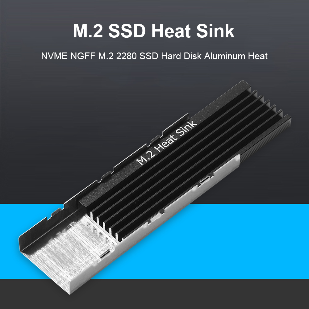 Almohadilla de refrigeración térmica del radiador del disipador de calor de aluminio del disco duro SSD M.2 2280