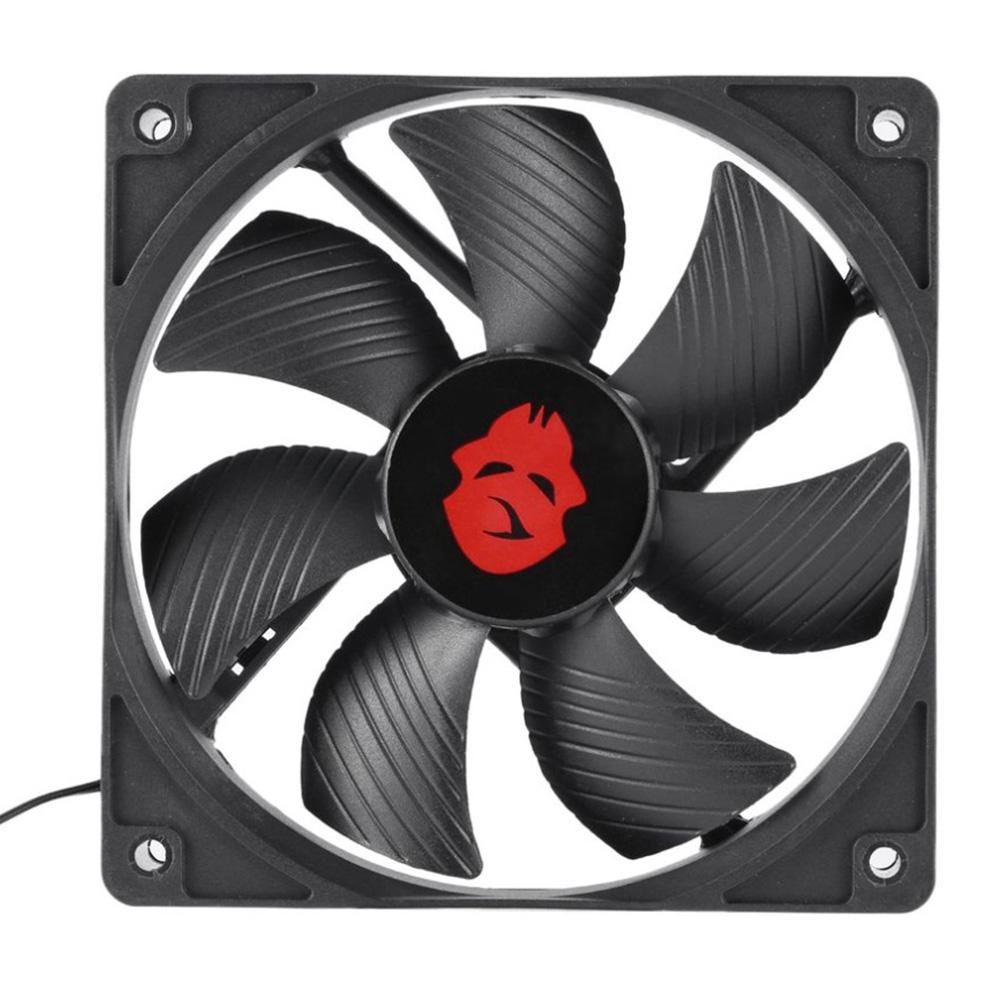 thumbnail image 3 of Radiador de caja de PC de gran volumen de aire, ventilador de chasis de escritorio de alta velocidad de 12cm y 4 pines, 3 of 5