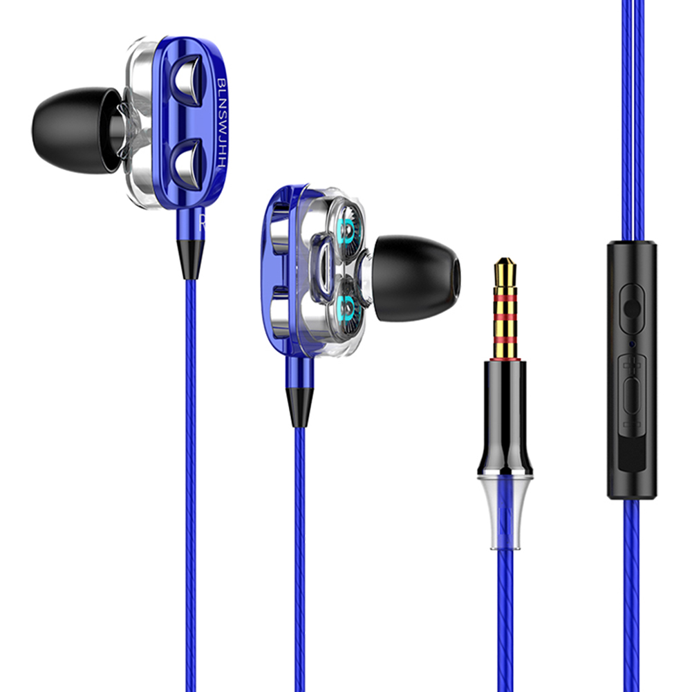 thumbnail image 3 of A4 Auriculares intrauditivos Conector de 3,5 mm Auriculares ergonómicos con cable y auriculares con micrófono, 3 of 8