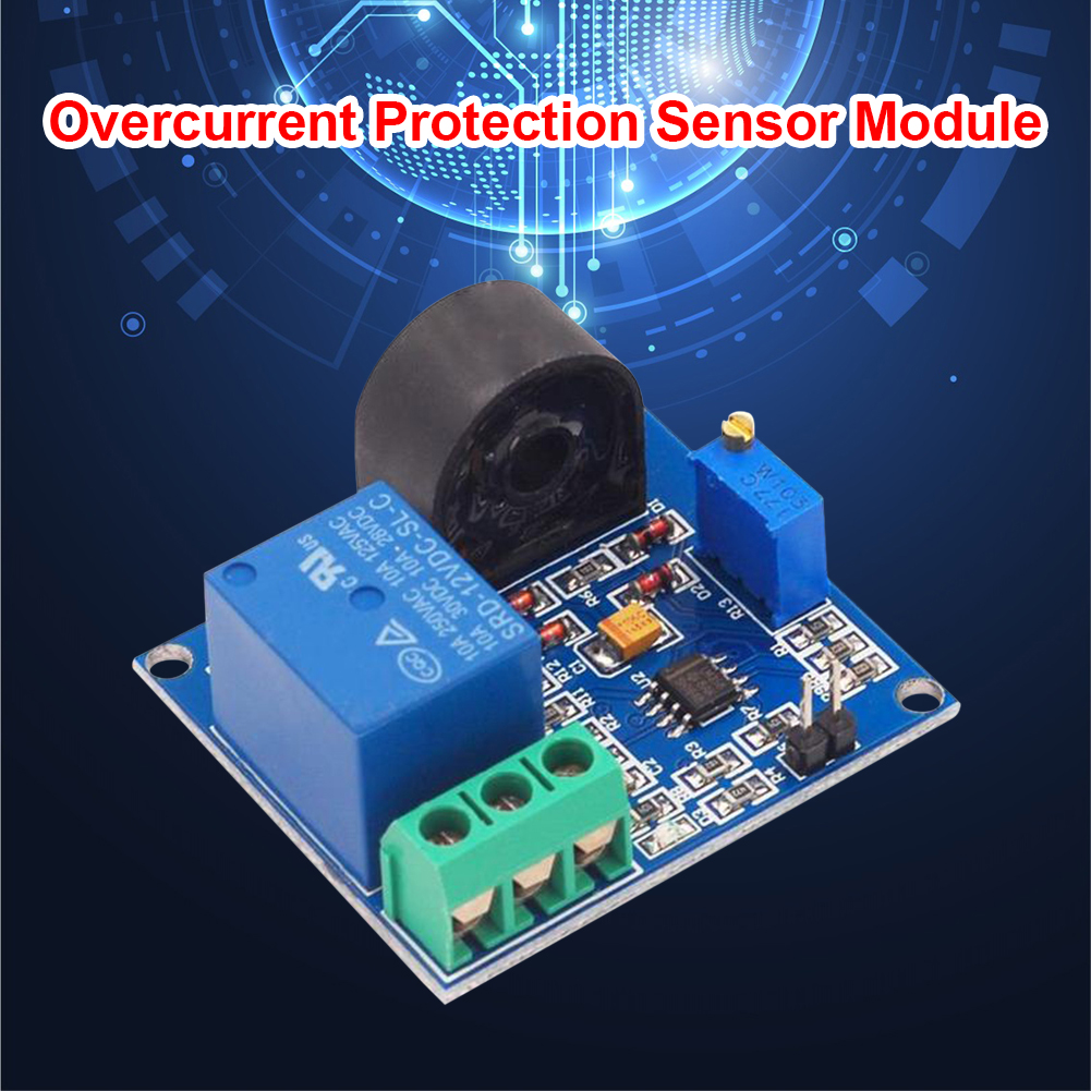 thumbnail image 5 of Interruptor de protección contra sobrecorriente Módulo de sensor de detección de corriente de 12 V Relé de 5 A, 5 of 7