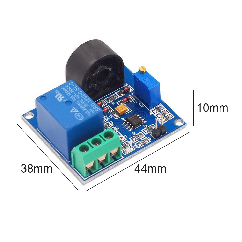 thumbnail image 2 of Interruptor de protección contra sobrecorriente Módulo de sensor de detección de corriente de 12 V Relé de 5 A, 2 of 7