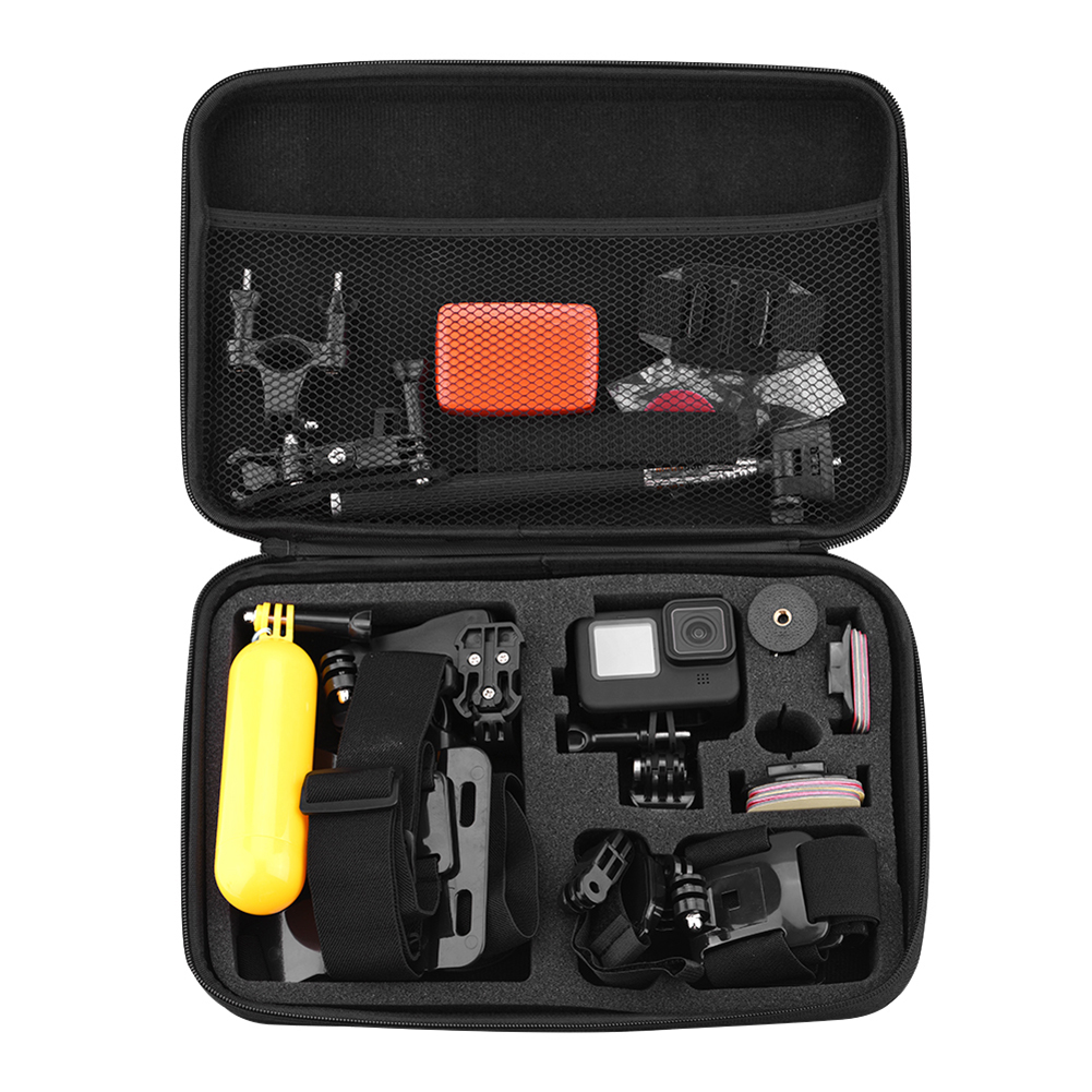 Funda de transporte dura Ehuebsd a prueba para GoPro Hero 10 bolsa de almacenamiento portátil