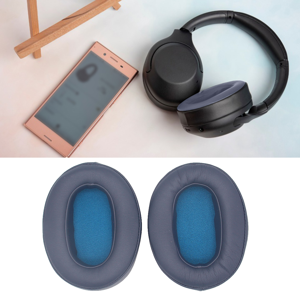 thumbnail image 1 of 1 par de cojines para auriculares, funda de repuesto para almohadillas para SONY WH-XB900N, 1 of 7