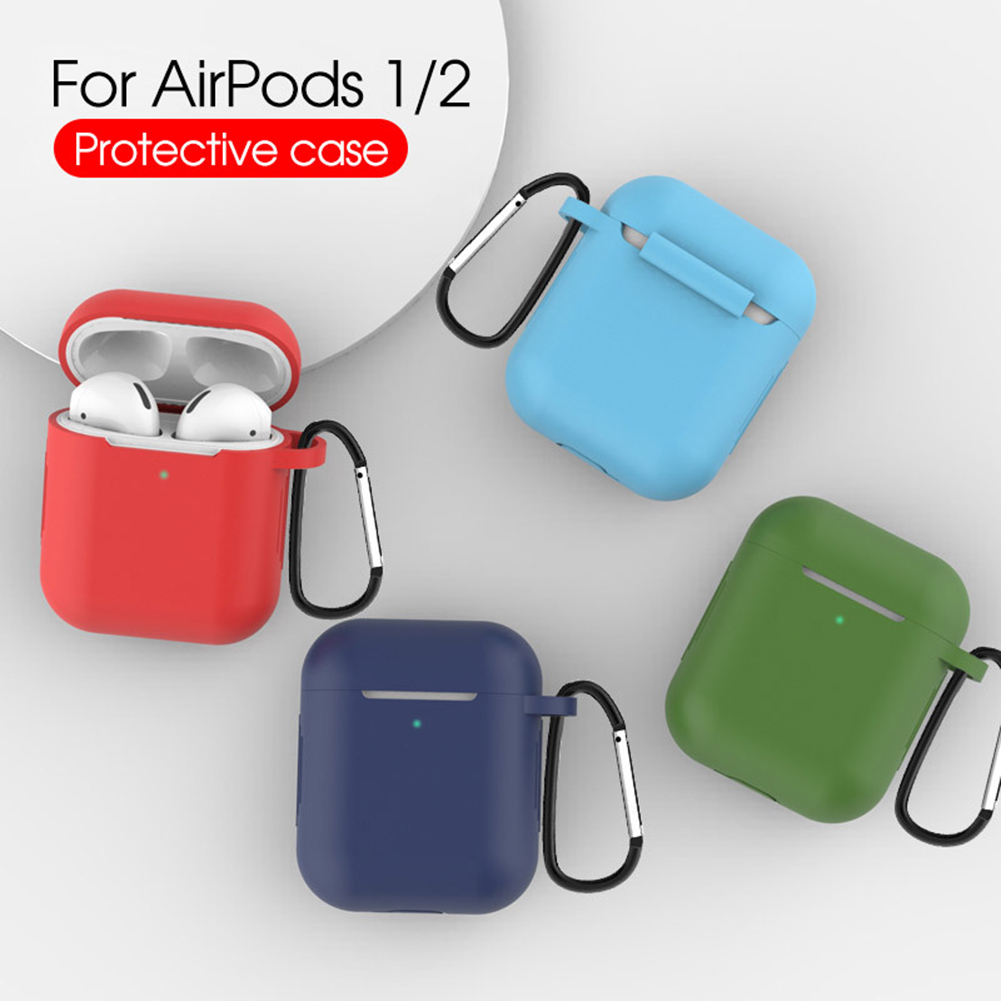 thumbnail image 4 of Funda de silicona para Apple Airpods 1/2 Funda protectora para auriculares, 4 of 7