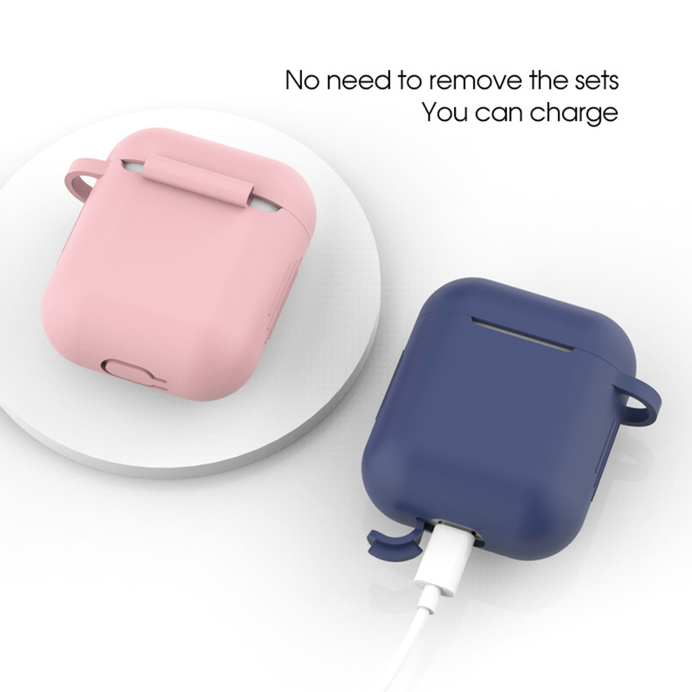 thumbnail image 1 of Funda de silicona para Apple Airpods 1/2 Funda protectora para auriculares, 1 of 7