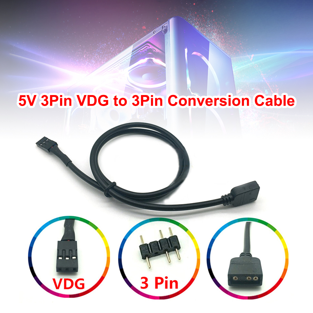 thumbnail image 4 of RGB 5V VDG 3Pin Conversión Lin Motherboard SYNC Header para accesorios Gigabyte, 4 of 7