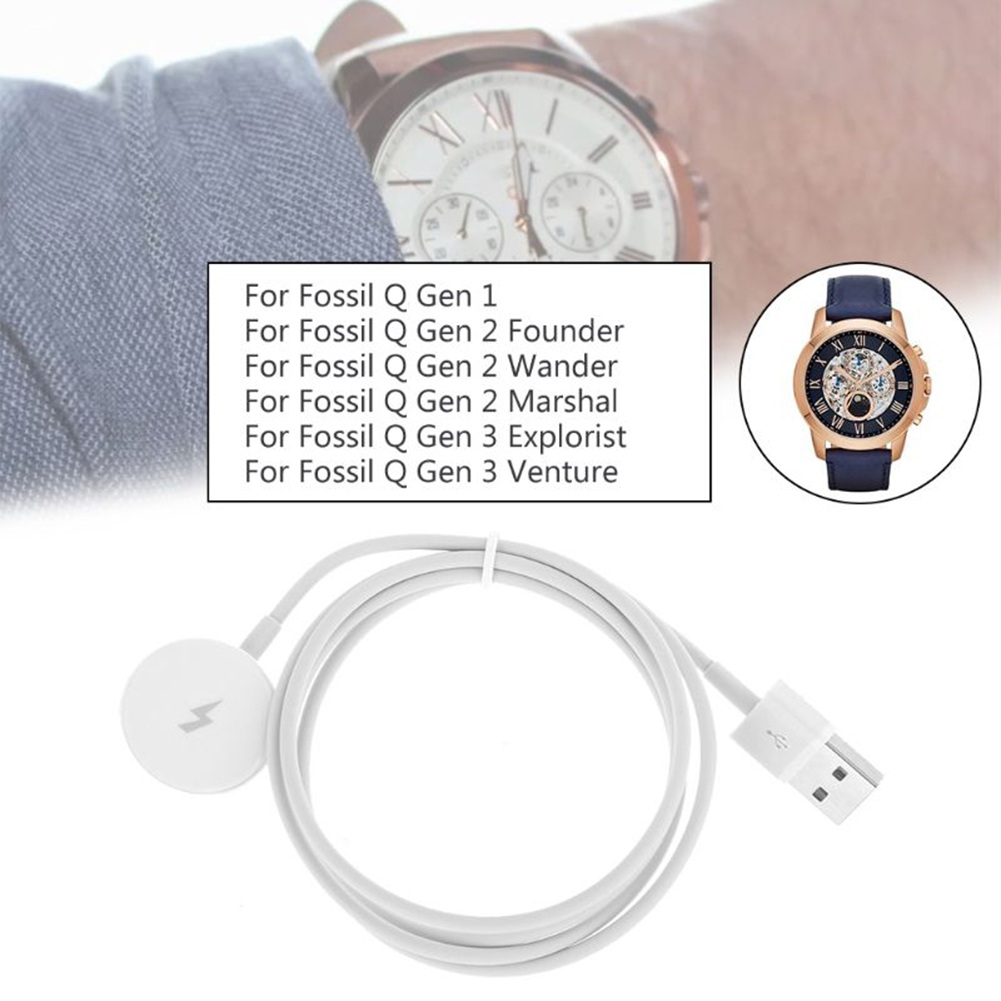 thumbnail image 5 of Cargador 1 estación de acoplamiento para reloj Fossil Gen Gen 2 Gen 3, soporte USB de carga, 5 of 7