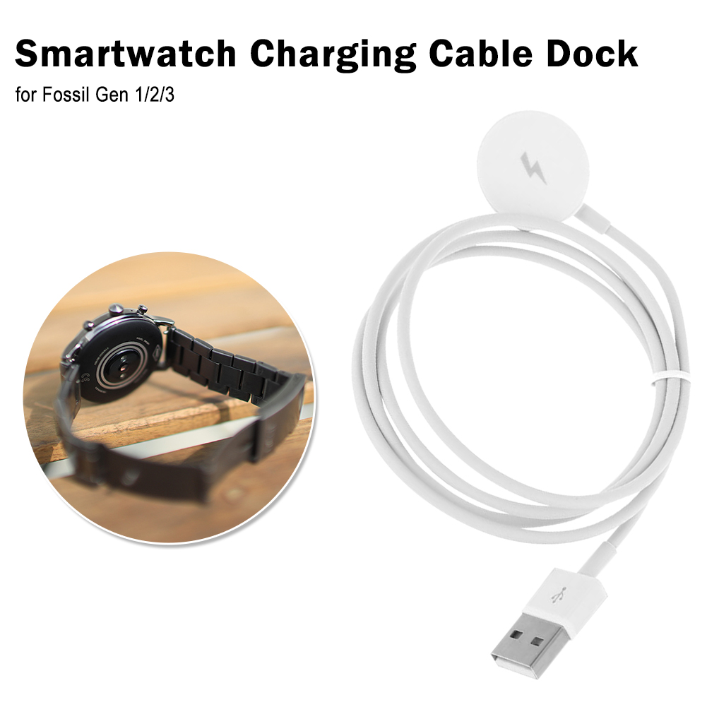 thumbnail image 4 of Adaptador de cargador de reloj de 1 m, accesorios, cable de carga USB para Fossil Gen 1/2/3, 4 of 9