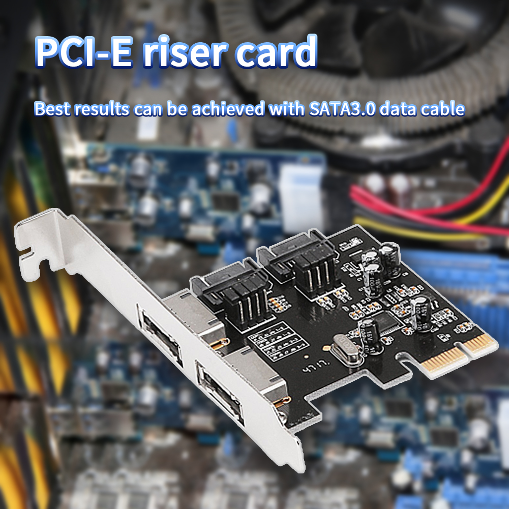 thumbnail image 4 of Adaptador PCI-E Computadora de escritorio X1 a SATA3.0 PCI Express Riser Extender Kit, 4 of 8