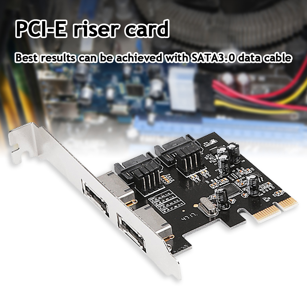 thumbnail image 5 of Adaptador PCI-E Computadora de escritorio X1 a SATA3.0 PCI Express Riser Extender Kit, 5 of 8