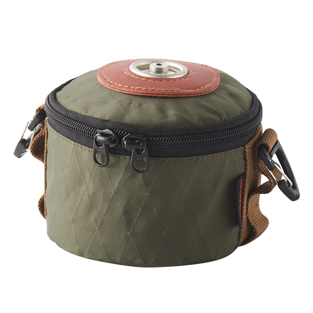 thumbnail image 4 of Gas espesado puede cubrir bolsa de tanque de camping protector ejército verde verde, 4 of 9