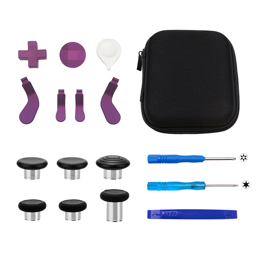 thumbnail image 3 of Thumb Grips D-pad Button para Xbox One Elite 2 Controller Kit Purple 16pcs, 3 of 7