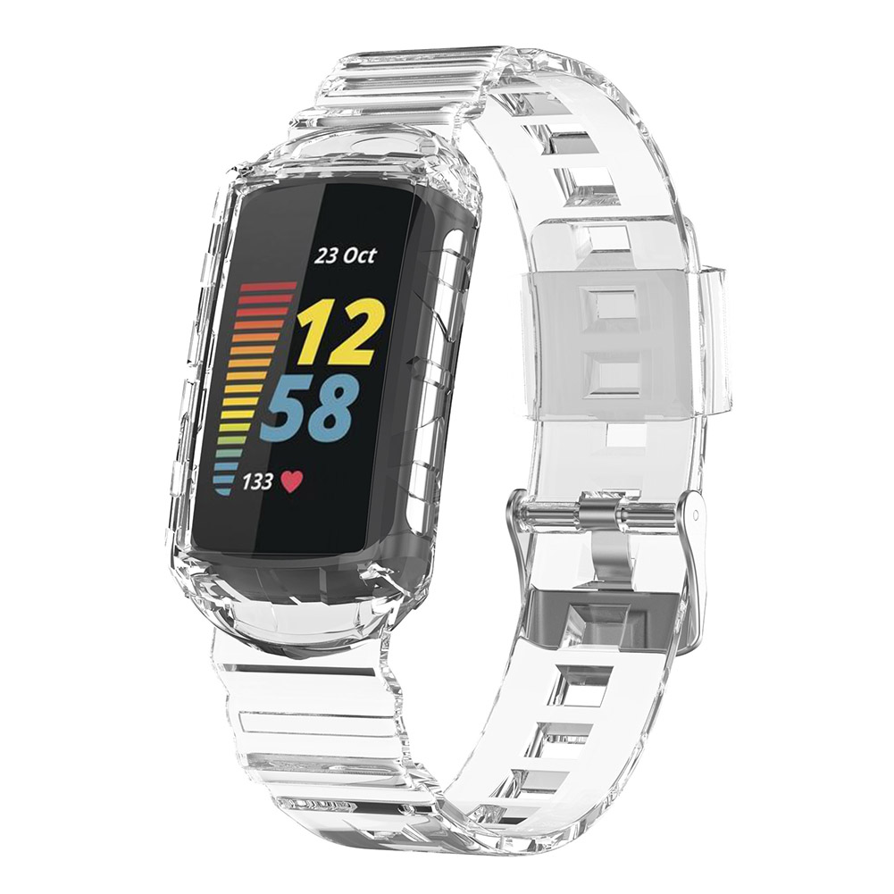 thumbnail image 1 of Band Smartwatch para Fitbit Charge 5/4/4 SE/3/3 SE Correa (Transparente) Blanca, 1 of 6