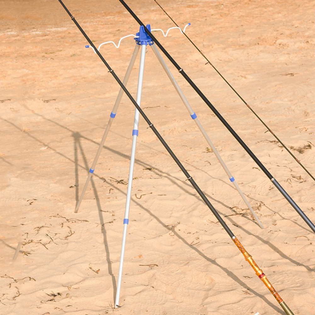 Trípode Plegable para Caña de Pescar Ehuebsd Accesorios de Pesca Ligeros de Aleación de Aluminio