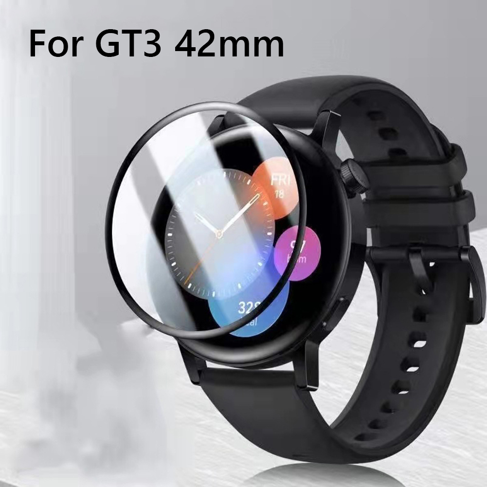 thumbnail image 4 of 1/3/5 Juego de protectores de pantalla 3D antiarañazos para Huawei Watch GT 3 42/46mm, 4 of 9
