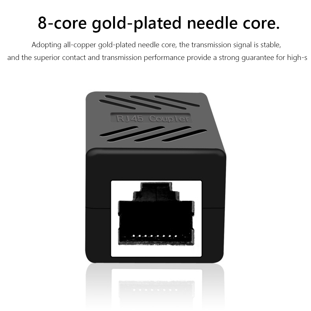 thumbnail image 5 of 2/5/10 Uds Ethernet Internet RJ45 conector convertidores de extensión de red, 5 of 9