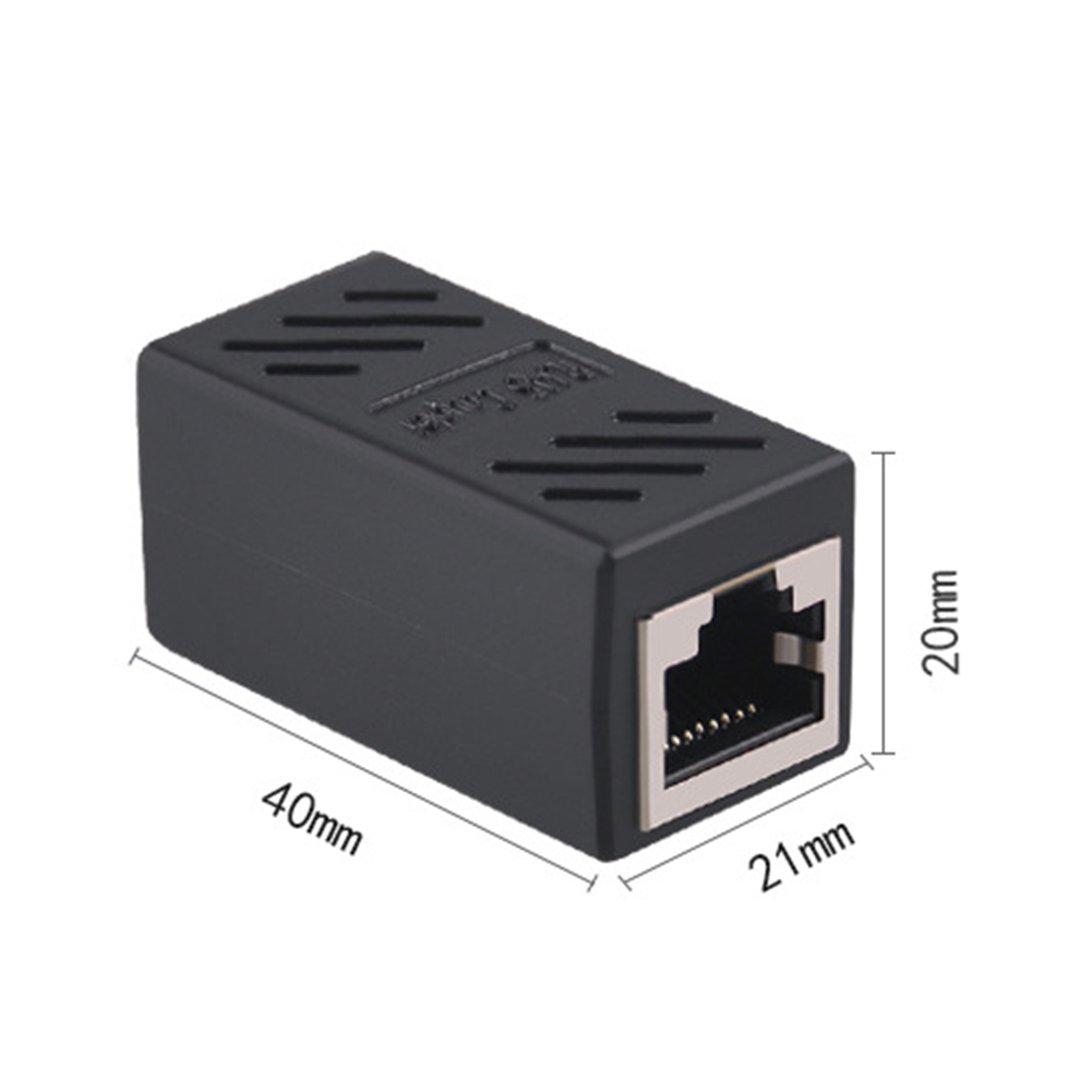 thumbnail image 2 of 2/5/10 Uds Ethernet Internet RJ45 conector convertidores de extensión de red, 2 of 9