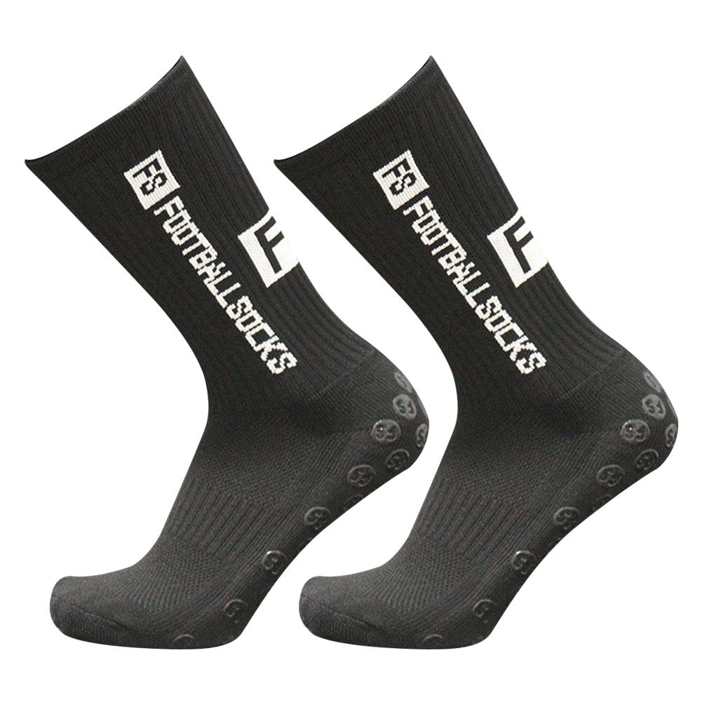 thumbnail image 4 of Calcetines de fútbol Ehuebsd antideslizantes con succión de silicona redondos entrenamiento deportivo color negro 5 uds, 4 of 9