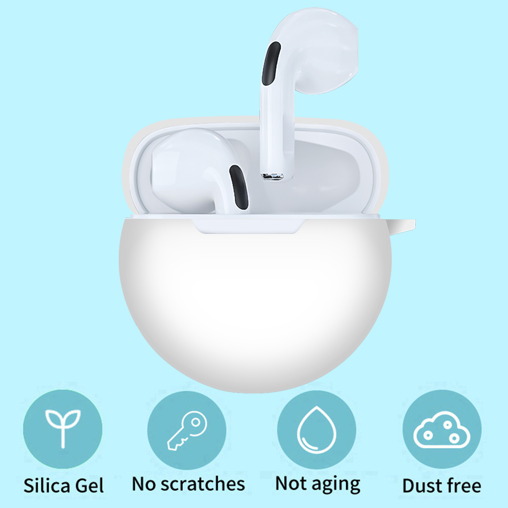 thumbnail image 4 of Funda Funda para Auriculares Compatible con Bluetooth para HT38 Protectora Blanca, 4 of 6
